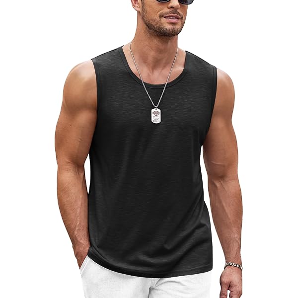 OZONEE Herren Tank Top – ärmellos, Bodybuilding Shirt, Muskelshirt, Fitness, Grün, Größe L, Atmungsaktiv, Sportlich & Vielseitig