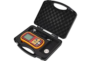 ZUNATE Ultraschall Dickenmessgerät,Ultrasonic Thickness Gauge GM100 Digital Ultraschall Dickenmessgerät 1.2-300mm Stahlbreite Prüfmonitor digitales Schallgeschwindigkeitsmesser,viel Zubehör