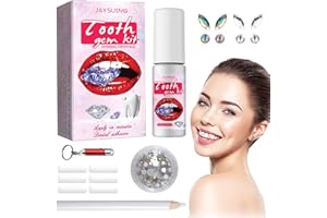 IJHYGD Kit Brillantini Per Denti Brillantino Dente Tooth Gems Kit Brillantino Dente Kit Per Brillantino Sul Dente Colla Per Denti Brillantini Per Denti Con 2 Paia Di Gemme a Forma Di Farfalla