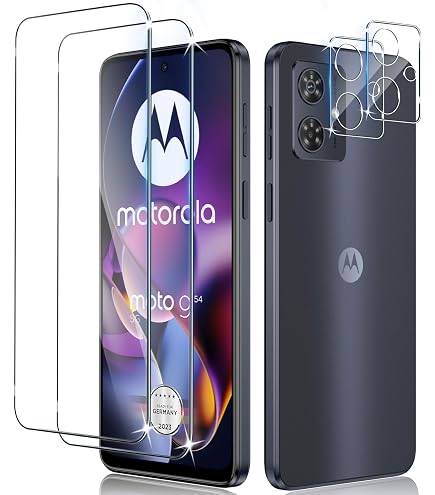 4 Pellicole Vetro Temperato Per Motorola Moto G54 – 9H Trasparente Antiurto