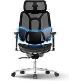 Hbada E3 Air Ergonomic Office Chair &ndash; Dynamic Lumbar Support with 3 Zones, 3D Headrest and 4D Arms, Ergonomic Desk Chair With