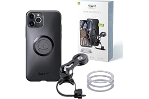SP CONNECT Bike Bundle II | SPC+ | kompatibel mit iPhone 11 Pro/XS/X | Handyhalter für Fahrradlenker | Mountainbike Rennrad Handy Halterung