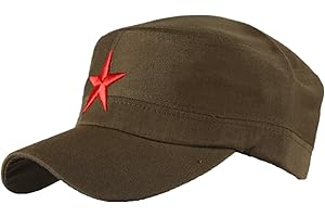 MFAZ MOREFAZ LTD Morefaz Armée Casquette de Baseball Bonnet Chapeau Cuba Castro Russian Star AK-47Hat Cadet COMBAT MILITAIRE (Khaki)