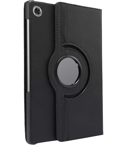 EbestStar Hülle Für Lenovo Tab M10 FHD Plus 10.3" – Drehbarer Ständer, PU-Leder, 360° Schutz, Schwarz