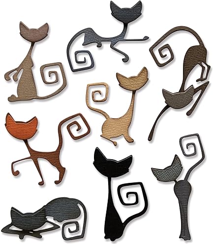 Sizzix Framelits Fustella Svolazzare Di Tim Holtz - Set Per Taglio Carta E Cartoncino - Multicolore, 21x10.8x0.2 Cm