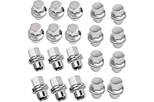Dixhills Juego de 20 tuercas de aleación de acero, compatibles con LR Sport 2005-2013, Discovery LR3 LR4 2004-2014, L322 2006-2012, repuesto para LR068126 RRD500290