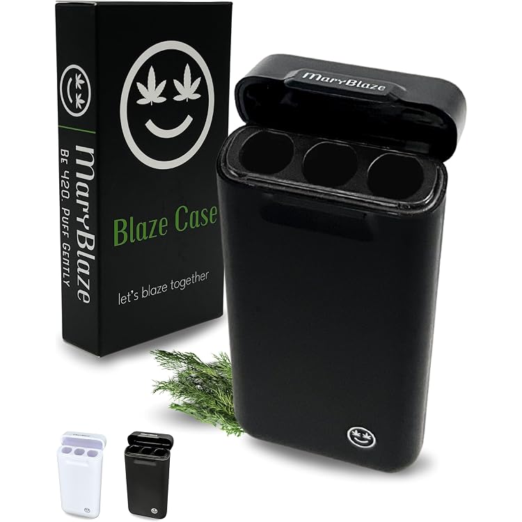 Étui à Joint EKNA 3 En 1 étanche Et Anti-odeurs - Pour Ranger 2 Joints + 1 Briquet