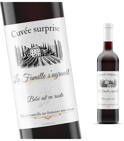 FunFest - Lot x2 Etiquettes Bouteille de Vin Demande Parrain - Veux-tu être mon Parrain ? (Style Vin rouge FunFest - Lot x2 Etiquettes Bouteille de Vin Demande Parrain - Veux-tu être mon Parrain ? (Style Vin rouge