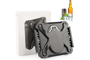 BYFFOER 2 in 1 Apriscatole, Apriscatole Manuale Con Cavatappi per Cucina, Donne, Anziano con Artrite