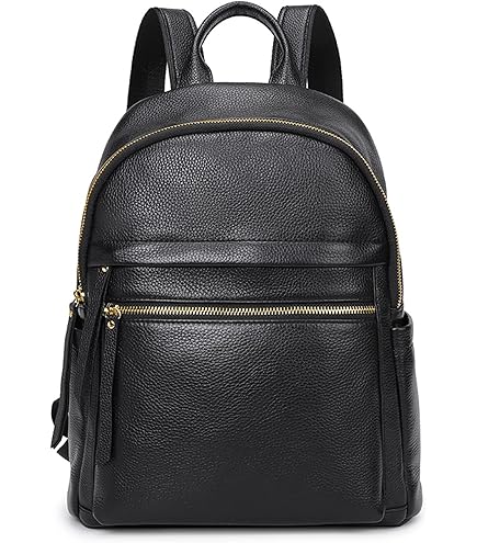 Canvas Zainetto per bambini con gufo, 26 x 20 x 14 cm, colore: nero