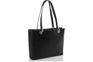 Guess Noelle Noel Tote, Torba damska, Black, Unikalna, Czarny
