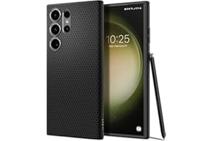 Spigen Funda Liquid Air Compatible con Samsung Galaxy S23 Ultra 5G - Negro Mate