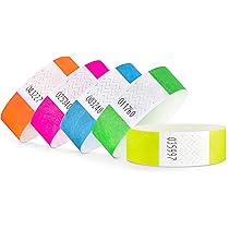 Braccialetti Tyvek 100pz - Per Eventi, Festival, Discoteche - Impermeabili E Autoadesivi - Foto 4