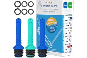 YEKUYEKU Portable Bidet Set, Travel Bidet, Portable Bidet Sprayer, Perineal Spray Bottle, Handheld Travel Bidet Bottle for Women Baby Cleaning Outdoor Camping