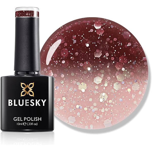 Bluesky TC032 Temperaturwechsel Gel-Nagellack – 10 Ml, Wechselt Farbe Bei Kälte/Wärme, LED/UV-härtend