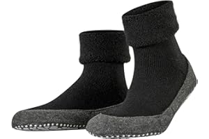 FALKE Damen Cosyshoe Stoppersocken rutschhemmende Noppen auf der Filzsohle komfortabel warm mit Plüsch strapazierfähig atmungsaktive klimaregulierende geruchshemmende Wolle 1 Paar