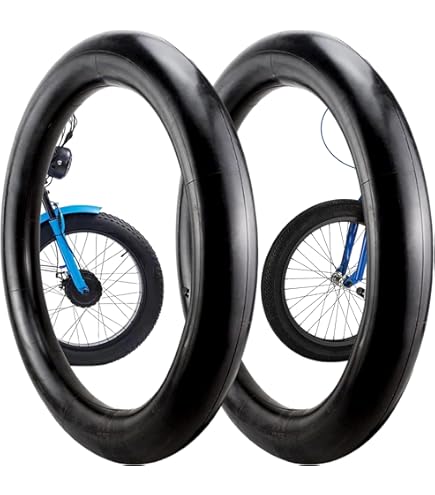 Camera D'Aria Per Bici 20x3.50/4.0 Con Valvola America 48mm - Unisex Adulto, Multicolore - Foto 2