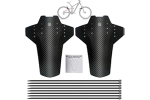 YSISTER Guardabarros MTB, Guardabarros Bicicleta Montaña, Guardabarros Delantero y Trasero, Juego de Guardabarros para Bicicleta de montaña, para Bicicletas de Montaña