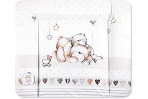 Julius Zöllner 2220142710 Softy - Cambiador para bebé (75 x 85 cm) osos abrazándose