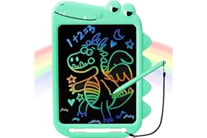 ScriMemo Kids Toys for 2-8 Years Old Boys & Girls - Dinosaur Doodle Board, Erasable, Portable, Educational Learning Travel Toys - Green