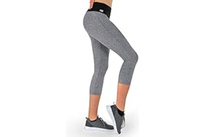 Formbelt® Leggings Sportivi da Donna a Tre Quarti con Marsupio per Cellulare Pantaloni da Corsa Fitness Sport Fuseaux Colorati