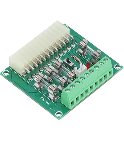 ARCELI 2x ATX Netzteil Breakout Board - Adapter Für 12V, 5V, 3.3V Stromversorgung