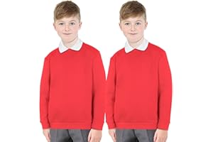 A2Z 4 Kids Girls Boys Unisex Club Scouts School Uniform Pack Of 2 Jumper Cardi Sweatshirt Age 3 4 5 6 7 8 9 10 11 12 13 14 Years
