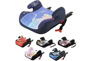 NANIA Siège auto rehausseur bas TOPO ISOFIX groupe 3 (22-36kg), fabriqué en France - Disney La Reine des Neiges