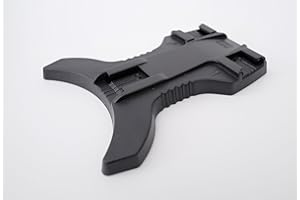 Ares Foto® Pie de flash Soporte de flash con rosca de trípode para flash estándar ISO acoplable. Por ejemplo, para Nikon Canon Olympus Panasonic Pentax Sigma Metz Nissin Yongnuo