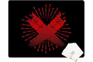 NYDD Tapis Batterie Tapis De Tambour Tapis Insonorisé Tapis de Batterie antidérapant Tapis Batterie électronique pour Grosse Caisse,Caisse Claire et Autres Instruments Tapis pour Batterie avec Velcro