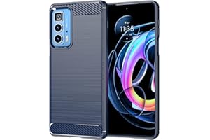 FTRONGRT Case for Motorola Edge 20 Pro, Anti-Slip Ultra Thin Shock Absorption Anti Scratch Protective, Cover for Motorola Edge 20 Pro (Dark Blue)