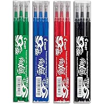 Pilot FriXion balpenvullingen, 9 stuks, lichtgroen, bruin, oranje