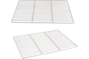 WIMI Grillrost 45 x 35 cm aus Edelstahl rostfrei und elektropoliert