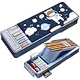 Royals hub Plastic Space Compass Multifunctional Pencil Box for Kids Magnetic Compass Box Space Theme Return Gifts for Boys & Girls (Multicolor) (Accessories Not Included)