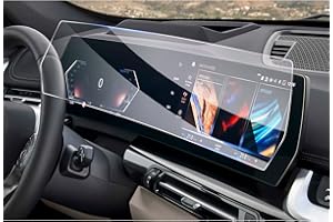 GAFAT Compatibile con BMW X1 iX1 U11/ X2 iX2 U10/ Serie 1 F70 2022-2024 2025 Pellicola Protettiva, 10,7" Navigation+ 10,25" Cockpit Pellicola in Vetro per X1 U11 iDrive 8, Antiurto, 9H Anti Graffio