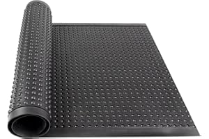 ‎CASA PURA casa pura Anti-Ermüdungsmatte 90x120cm Arbeitsplatzmatte rutschfest Ergonomische Stehmatte Gummimatte mit Noppen Schwarz - Bubble Mats