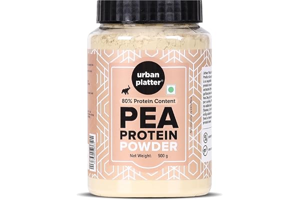 Urban Platter Pure Pea Protein Powder, 500g
