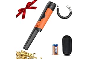SUNPOW Metal Detector Pinpointer for Adults & Kids - Waterproof Handheld Pin Pointer Wand - High Sensitivity 360° Detection - Easy to Use 2 Alert Modes - Treasure Pinpointing Finder Probe - OTMD12