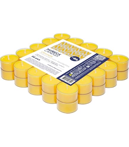 Lot De 40 Bougies Chauffe-plat - Durée 8 Heures, Diamètre 38 Mm - Supports Colorés En Acrylique