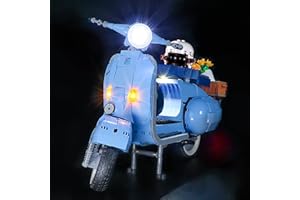 YEABRICKS Kit de Luces LED para Lego-10298 Creator Vespa 125 Modelo de Bloques de Construcción (Juego de Lego NO Incluido)