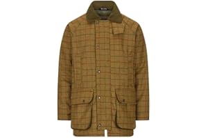 WALKER AND HAWKES - Men's Green Sage Durable Derby Tweed Barlaston Hunting Shooting Waterproof Jacket