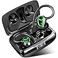 Cuffie Bluetooth Sport, Auricolari Bluetooth 5.3 Cuffie Wireless con 4 HD Mics, Cuffie Senza Fili con 48 Ore Stereo, IP7 Impe