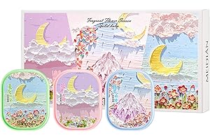 GROSPE 3PCS Solid Balm Sets Solid Portable Pocket Balm Perfume Perfect for Travel Use Natural Fragrance Perfume for Men and Women