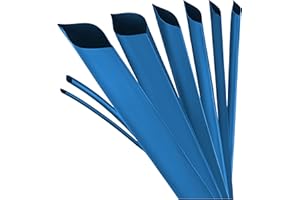 Tubo termorretráctil ISOLATECH por metros azul con adhesivo Ø 30mm 2 metros 3:1 juego poliolefina para aislar cables conexiones soldadas sin etiquetar resistente a los rayos UV (Ø30mm 2metros)