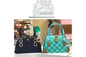 YunTrip Fustelle in metallo a forma di borsa, stencil per goffratura a forma di borsa da donna, per fai da te, album di ritagli, biglietti di carta, decorazioni artistiche