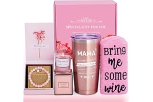 MUJUZE Muttertagsgeschenke für Mama,Geburtstagsgeschenk für Mama,20oz Edelstahl Tasse Geschenkset Muttertag Geschenk,Geschenke für Mama Geschenkideen für zum Geburtstag Mutter
