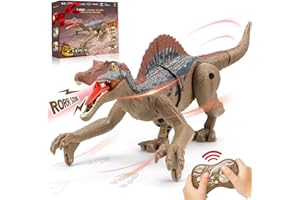 Aooess Jouets pour enfants de 3 à 8 ans : jouets dinosaures télécommandés pour enfants de 3, 4, 5, 6, 7, 8 ans, cadeaux pour tout-petits de 3 à 8 ans, jouet robot dinosaure RC cadeaux d'anniversaire