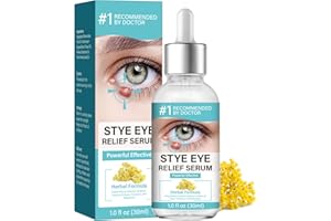 ATUIO Stye Eye Treatment, Natural Eye Drops for Styes Chalazion and Blepharitis, Cleanses Lashes and Eyes, Eyelid Care-1Pack