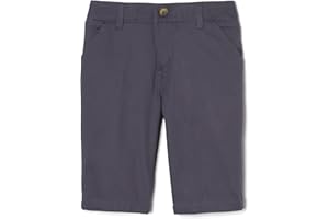 French Toast Girl's Adjustable Waist Stretch Twill Bermuda Short (Standard & Plus) School Uniform