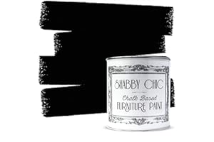 SHABBY CHIC FURNITURE PAINT Shabby Chic Chalk Based Furniture Paint 100ml (Liquorice)